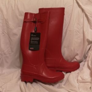 Red Town and Country Boots NWT